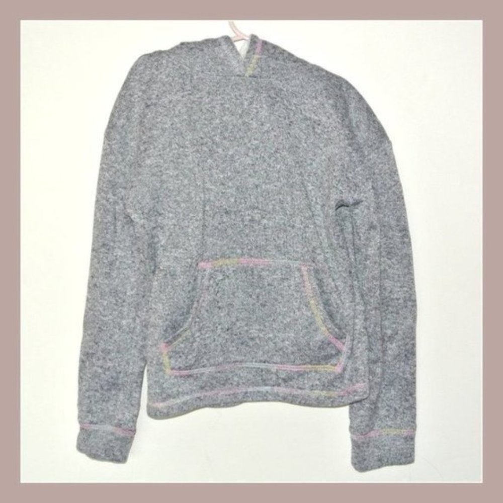 Mudd Girls Grey Hoodie Swetshirt Fleece 12